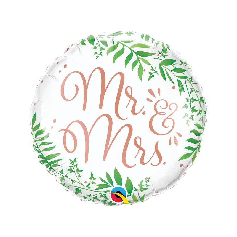 Folinis balionas "Mr@Mrs" 46cm