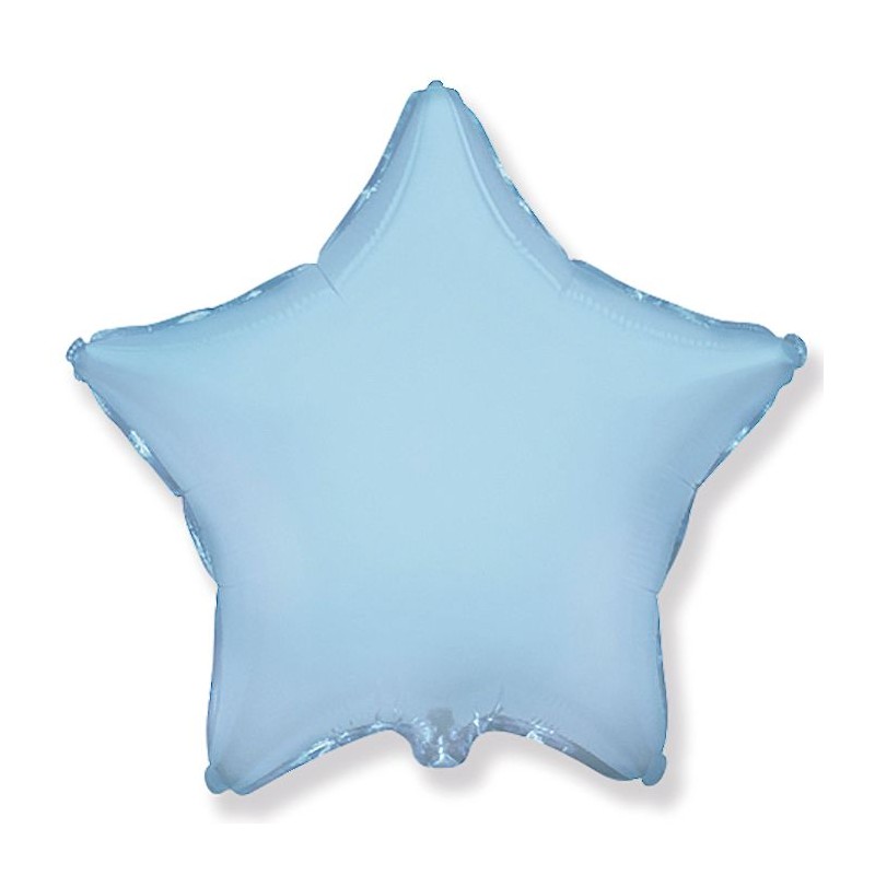 Folinis balionas "Žvaigždė"/pastel baby blue 48 cm.