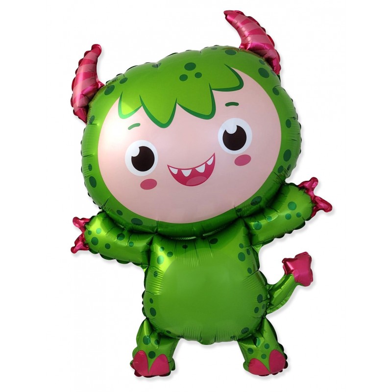 Folinis balionas ''Monstriukas / žalias''