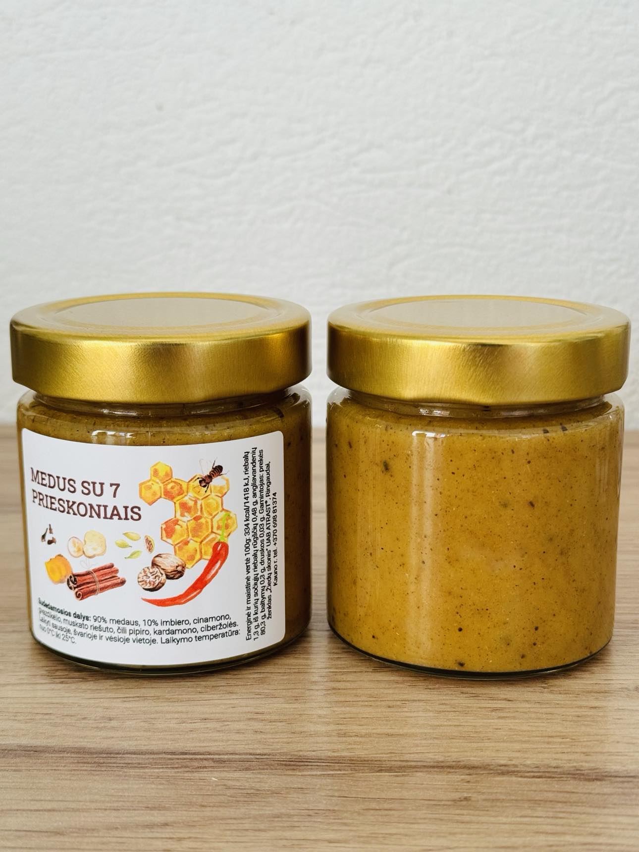 Medaus su 7 prieskoniais  220 ml